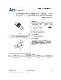 STP265N6F6AG Datasheet Cover