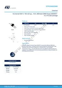 STP26N60DM6 Datasheet Cover