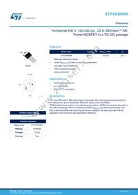 STP33N60M6 Datasheet Cover