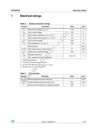 STP40NF10 Datasheet Page 3