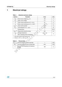 STP40NF10L Datasheet Page 3