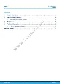 STP46N60M6 Datasheet Page 12