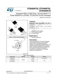 STP46NF30 Datasheet Cover