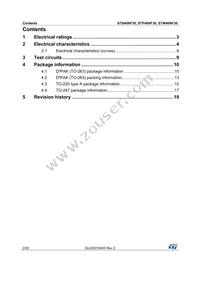 STP46NF30 Datasheet Page 2
