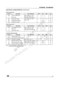 STP4NB50 Datasheet Page 3