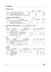 STP4NB80 Datasheet Page 2