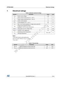 STP5N105K5 Datasheet Page 3
