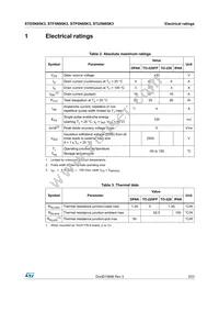 STP5N95K3 Datasheet Page 3