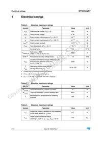 STP5NK65ZFP Datasheet Page 2