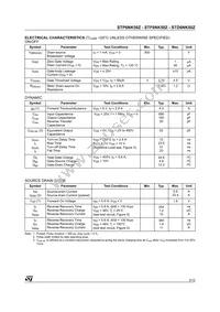 STP6NK50Z Datasheet Page 3