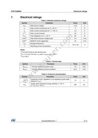 STP7LN80K5 Datasheet Page 3