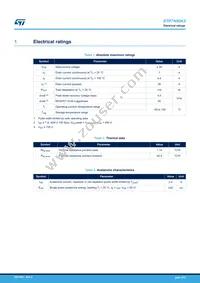 STP7N90K5 Datasheet Page 2