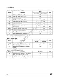 STP7NB60 Datasheet Page 2