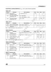 STP80NE06-10 Datasheet Page 3