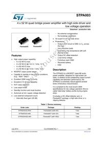 STPA003OD-4WX Datasheet Cover