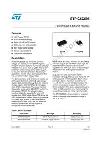 STPIC6C595M Datasheet Cover