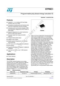 STPMC1BTR Datasheet Cover