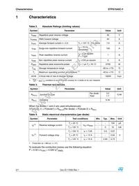 STPS1545CGY-TR Datasheet Page 2