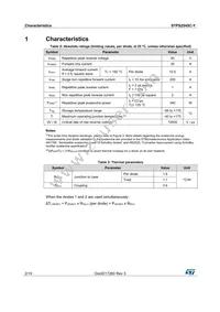 STPS2545CGY-TR Datasheet Page 2