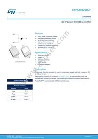 STPS30120DJF-TR Datasheet Cover