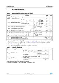 STPS30L60CFP Datasheet Page 2