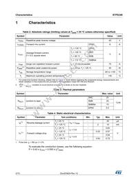 STPS340B-TR Datasheet Page 2