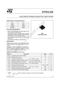 STPS3L25S Datasheet Cover