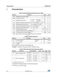 STPS40L45CG Datasheet Page 2