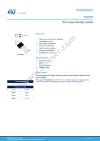 STPS60150CT Datasheet Cover