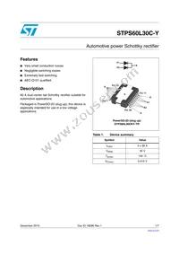 STPS60L30CKY-TR Datasheet Cover