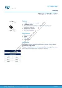 STPS61150CW Datasheet Cover