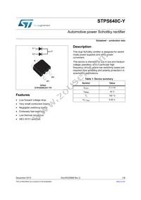 STPS640CBY-TR Datasheet Cover