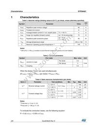 STPS640CT Datasheet Page 2
