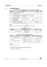 STPS745G Datasheet Page 2