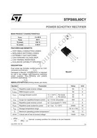 STPS80L60CY Cover