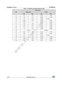 STPS8H100FP Datasheet Page 12