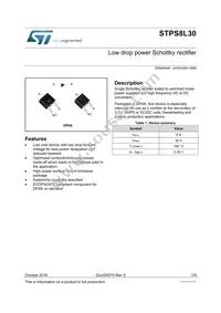 STPS8L30H Datasheet Cover