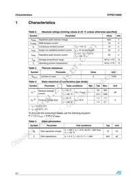 STPSC1006D Datasheet Page 2