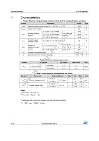 STPSC10H12CWL Datasheet Page 2
