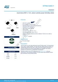 STPSC12065G2Y-TR Datasheet Cover
