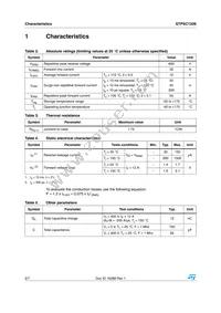 STPSC1206D Datasheet Page 2