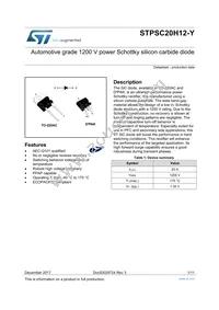 STPSC20H12GY-TR Datasheet Cover