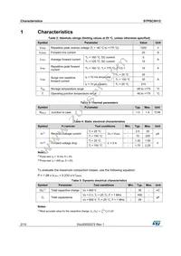STPSC5H12D Datasheet Page 2