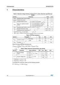 STPSC6TH13TI Datasheet Page 2