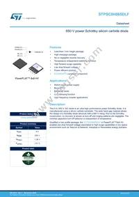 STPSC8H065DLF Datasheet Cover