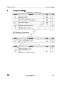STQ2LN60K3-AP Datasheet Page 3