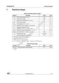 STQ3N45K3-AP Datasheet Page 3