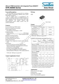 STR-A6061HD Datasheet Cover