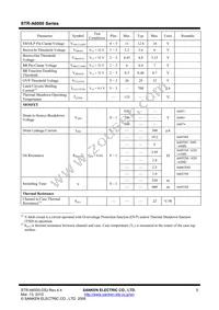 STR-A6061HD Datasheet Page 5