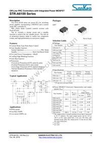 STR-A6132 Datasheet Cover